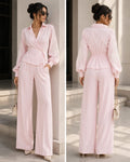 Sky Bloom Embroidered Co-ord Set