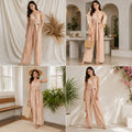 Desert rose backless jumpsuit
