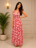 Floral twist drees