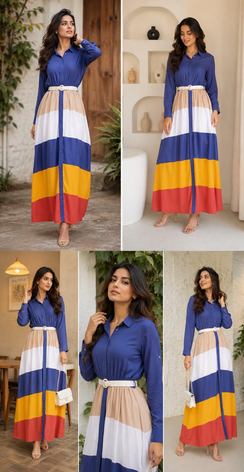 Multi Tierered With Belt