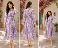 Lavender Whisper Flow Dress