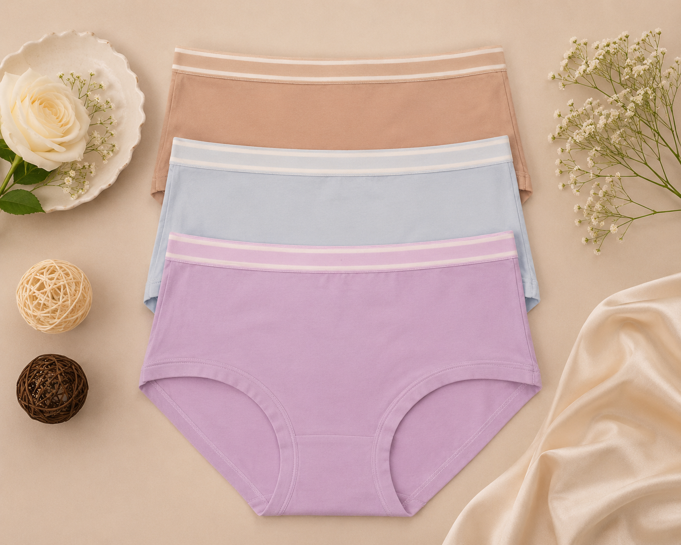 Pastel Comfort Trio Set