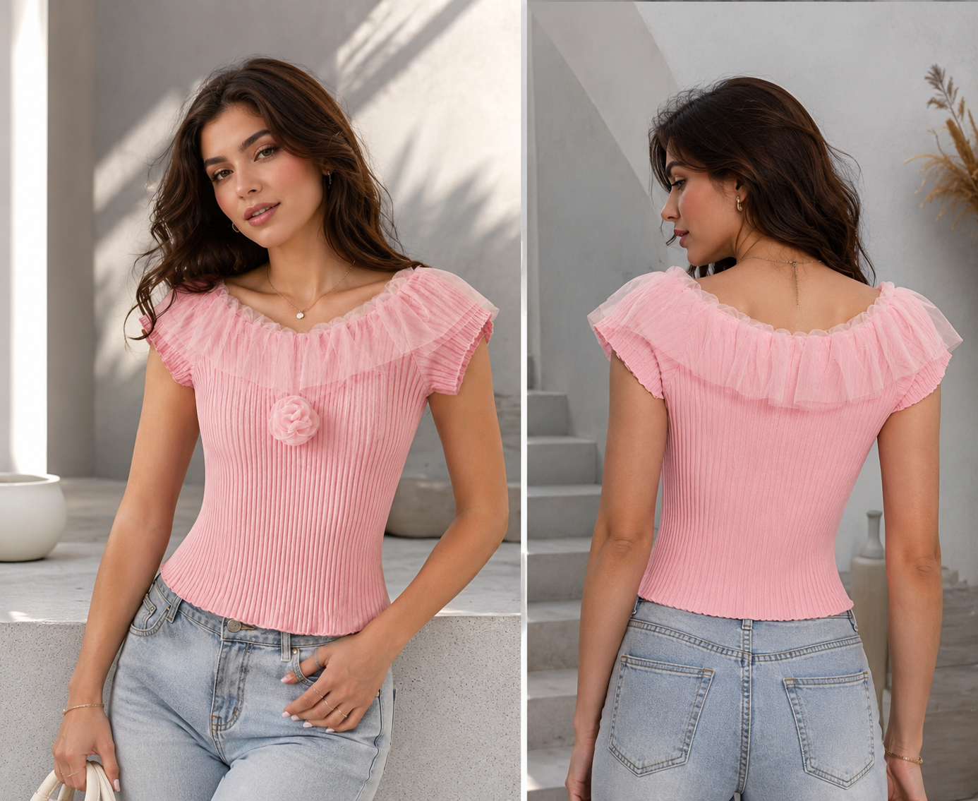 Knit Slash Top