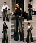 Eclipse Black Wide-Leg Jeans