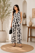 Black Wave Cord Set