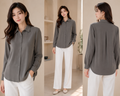 Royal Magic Button Top
