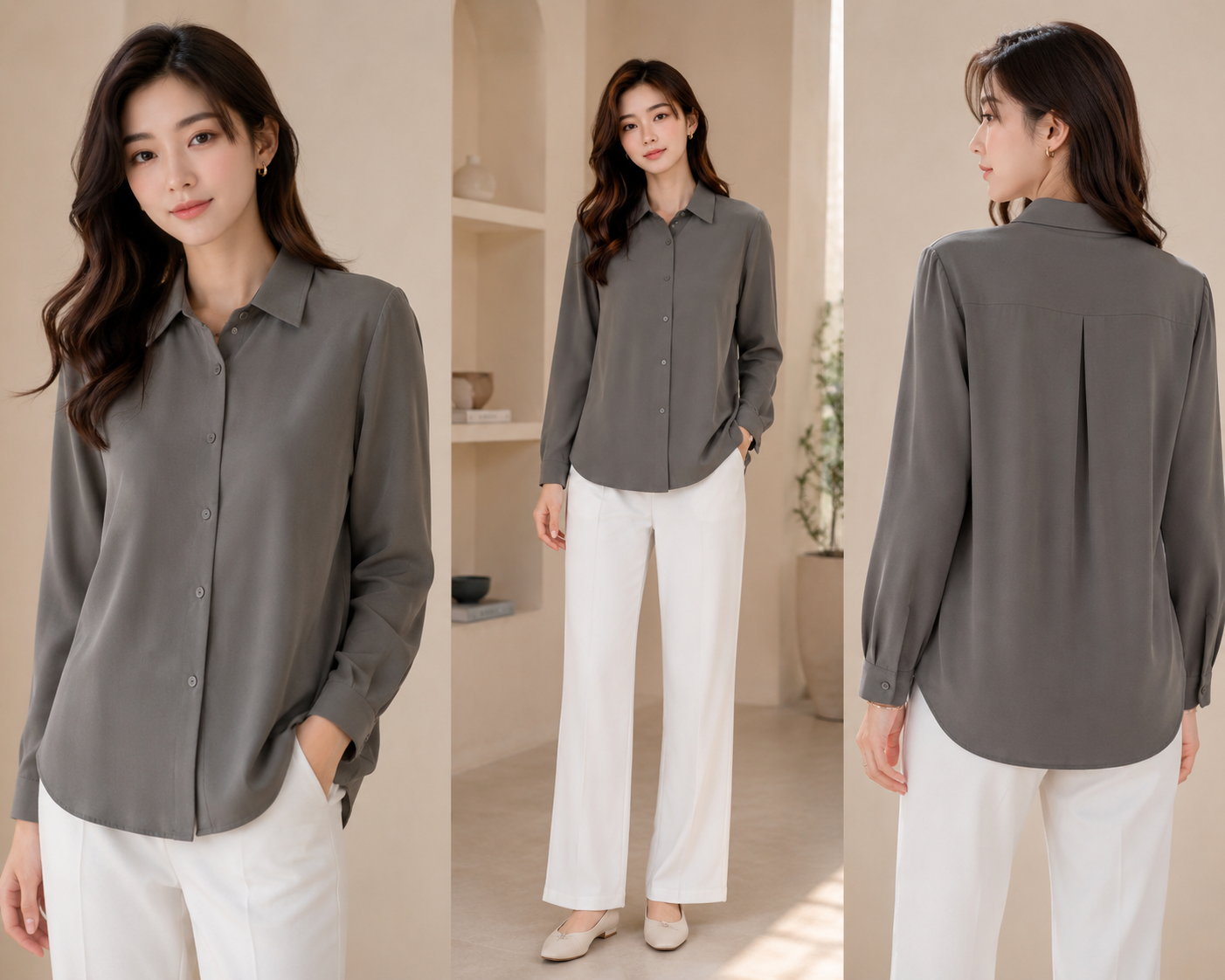 Royal Magic Button Top