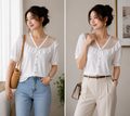 Classic Midnight Button Top