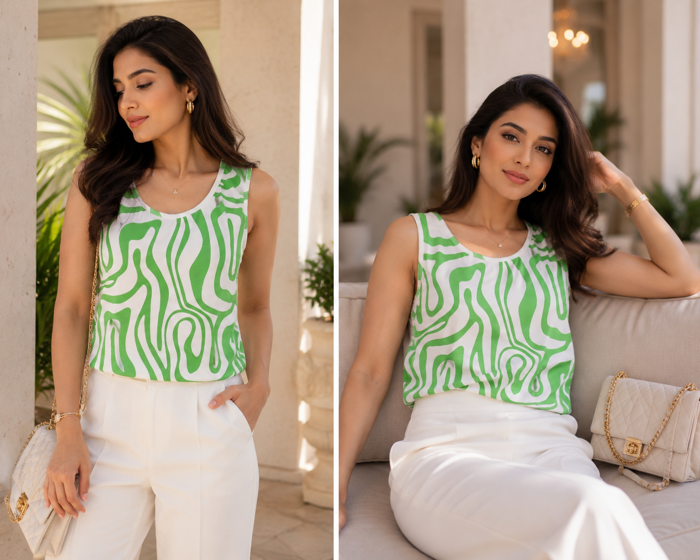 Urban Swirl Crop Top