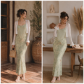 Pastel Garden Dress Shrug