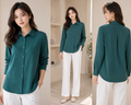 Royal Magic Button Top