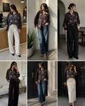 Midnight Bloom Embroidered Shirt