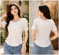 Noir Princess Collar Top