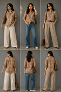 Floral Threadwork Shirt