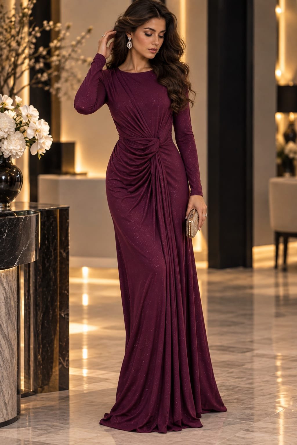 Berry Glam Bodycon