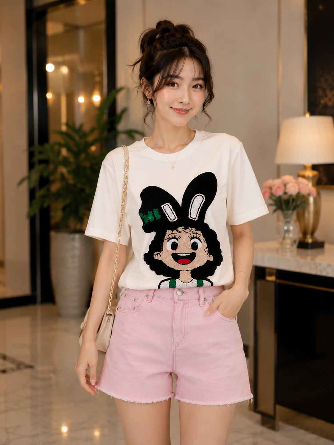 Bunny Bloom T Shirt
