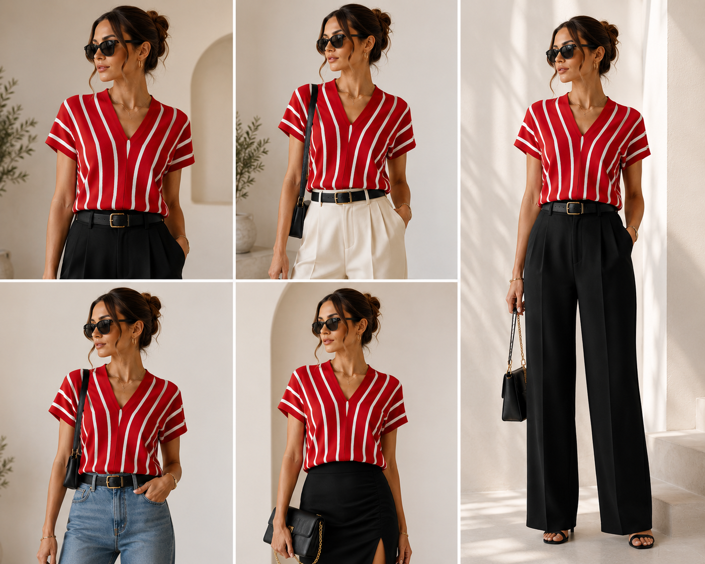 Sweetheart Stripe Top