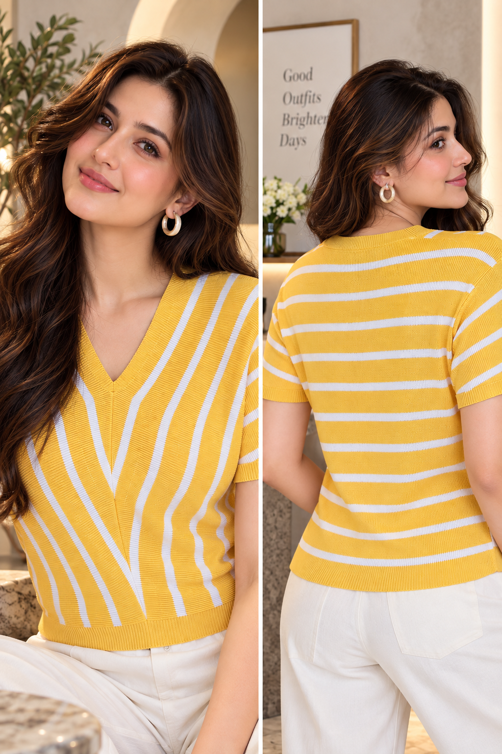 Sweetheart Stripe Top