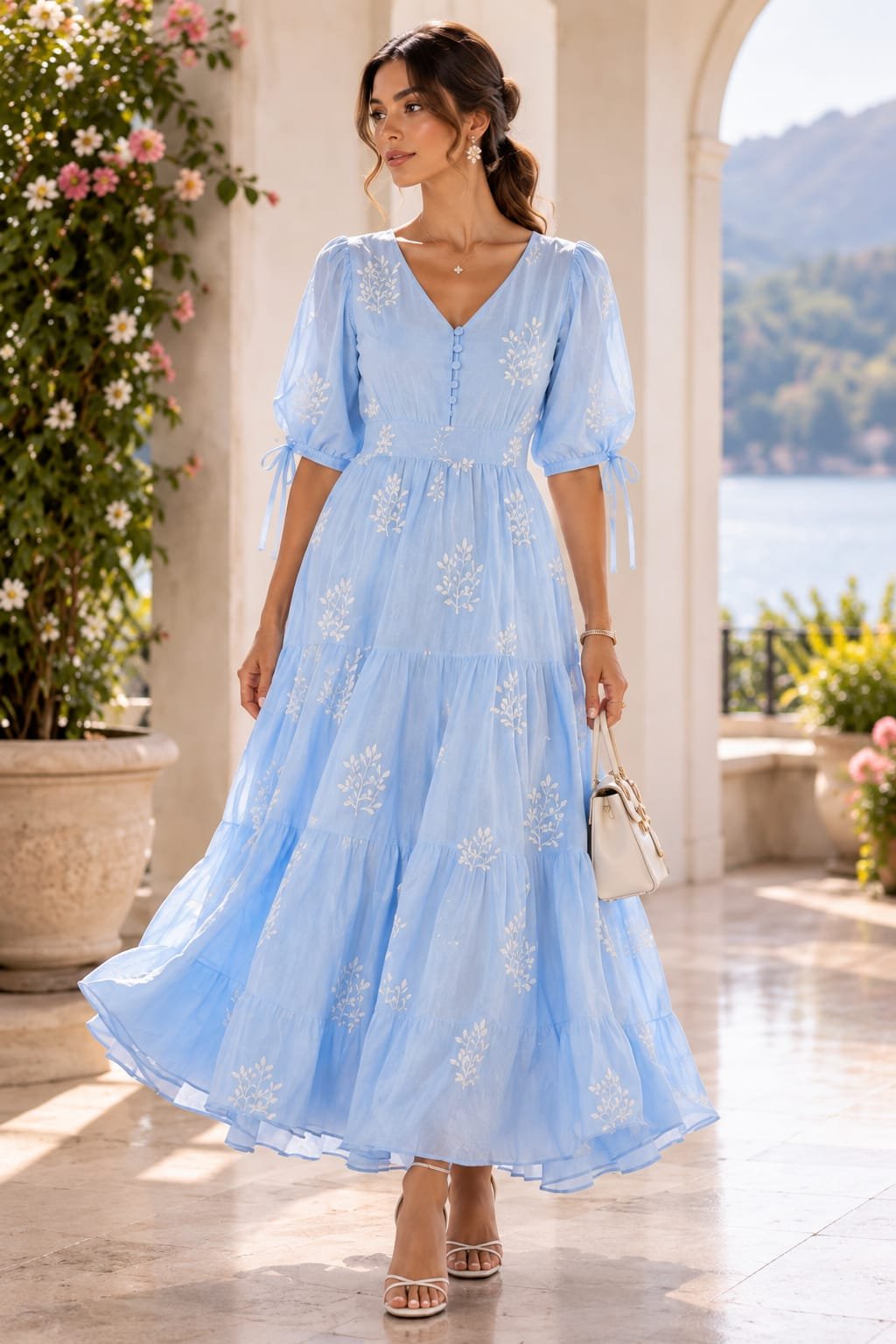 Sky Blossom Dress