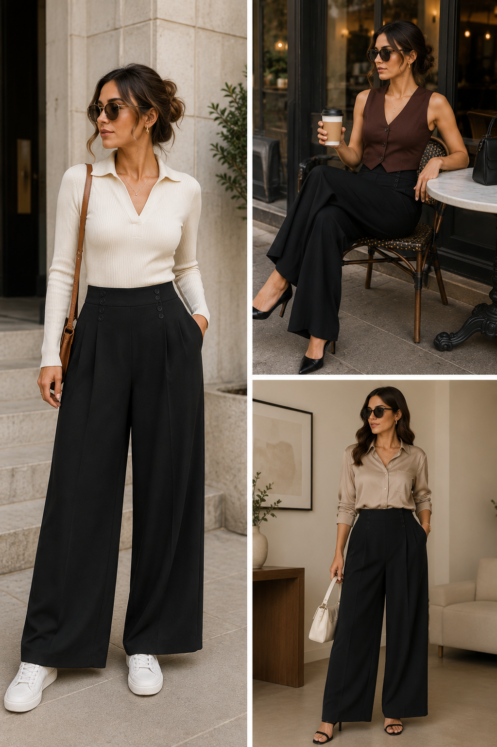 Asymmetric Waist Pant