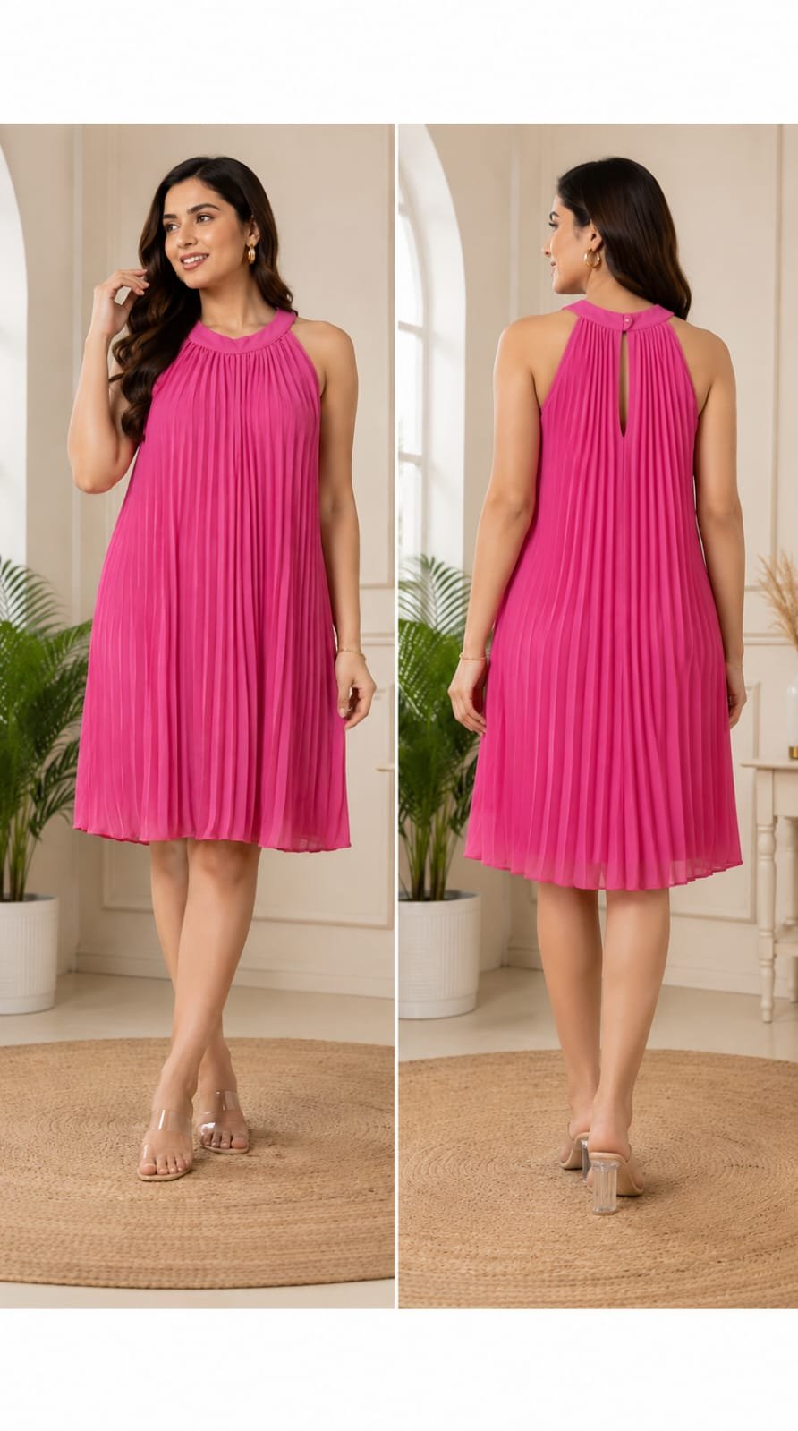 Pleated Halter