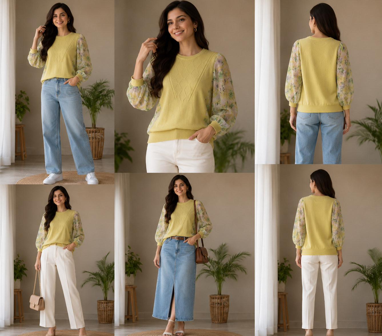 Floral Breeze Lime Top