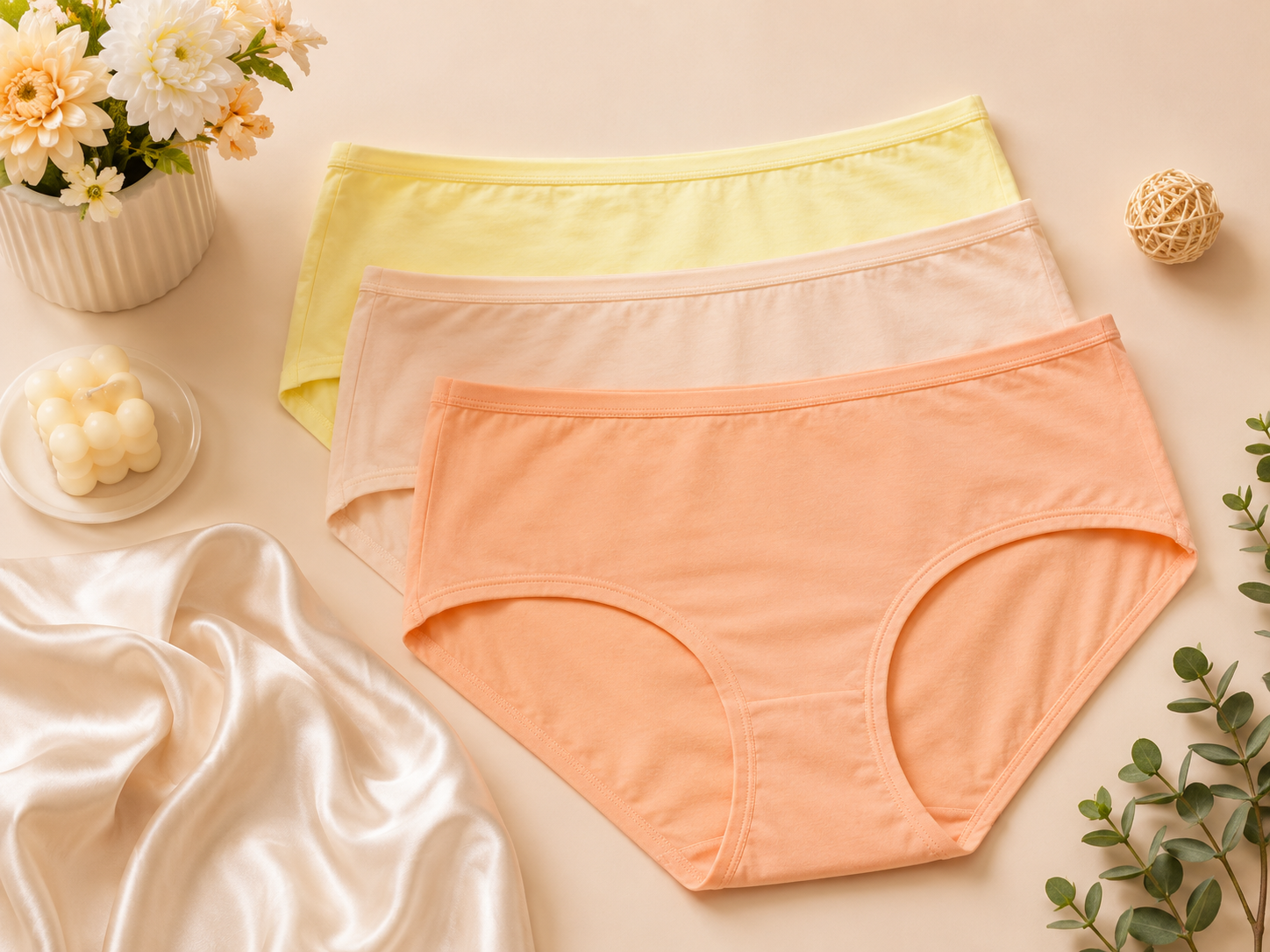 Mint Comfort Classic Trio Panty Set