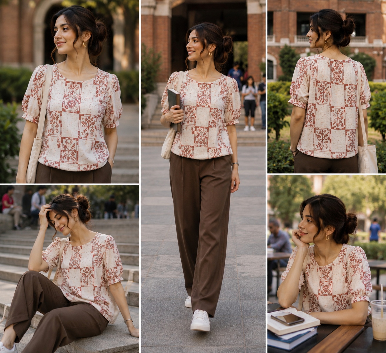 Heritage rose kurti top