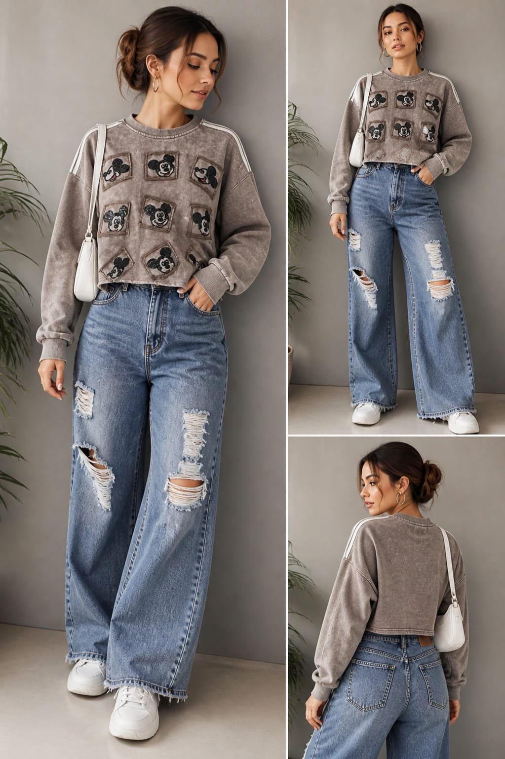 Vintage Teddy Patch Sweatshirt