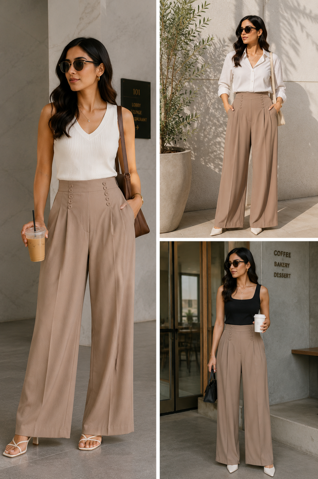 Asymmetric Waist Pant