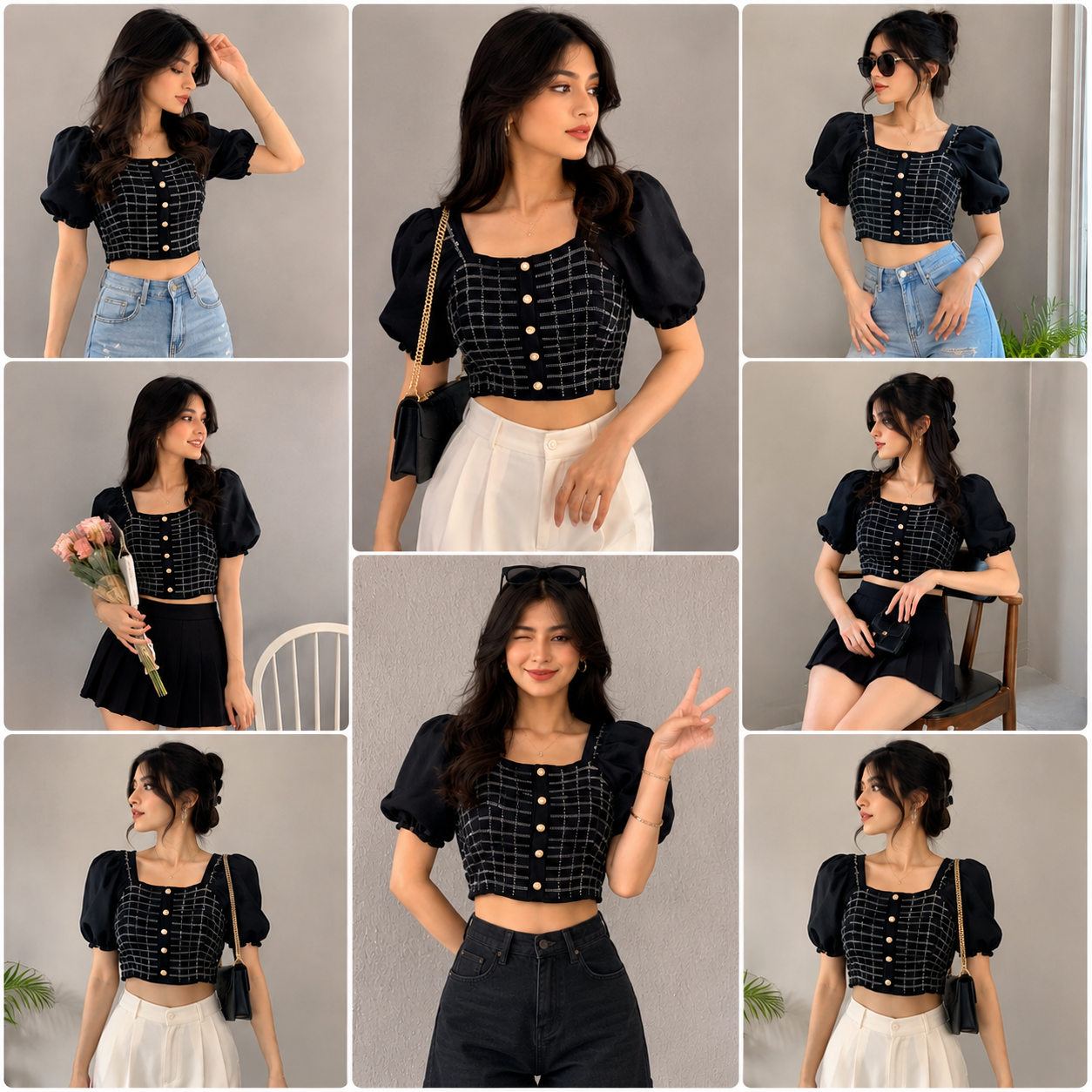 Black Elegance Top