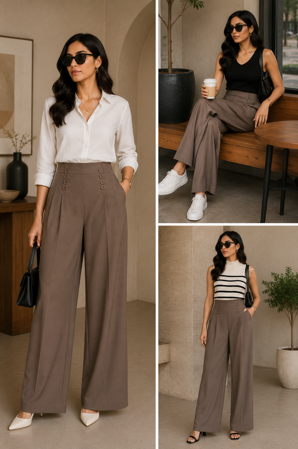 Asymmetric Waist Pant