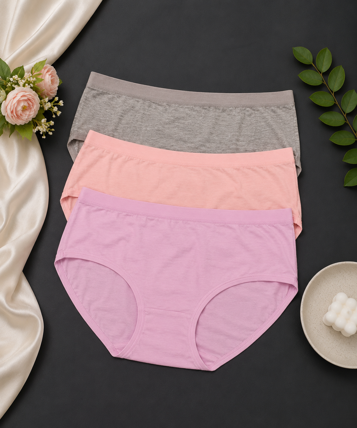 Daily Wear Basic Trio Panty Set