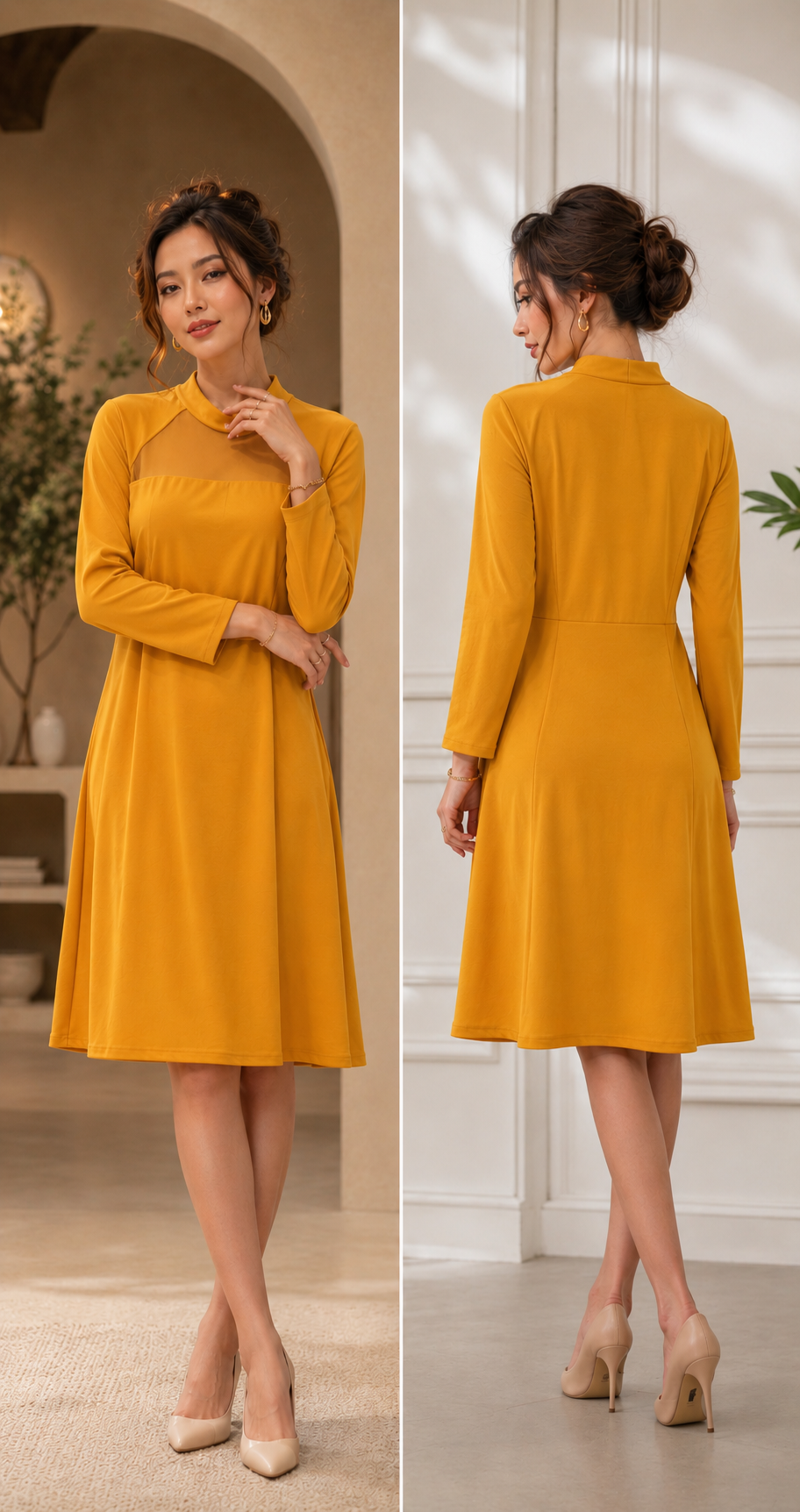 Honey Flare O.P Dress