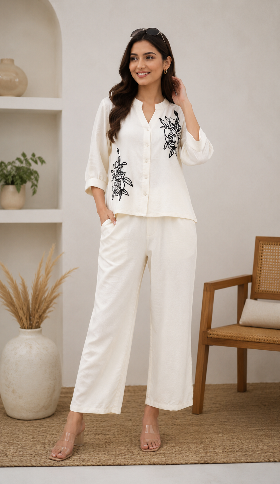Elegant Flora Cord Set