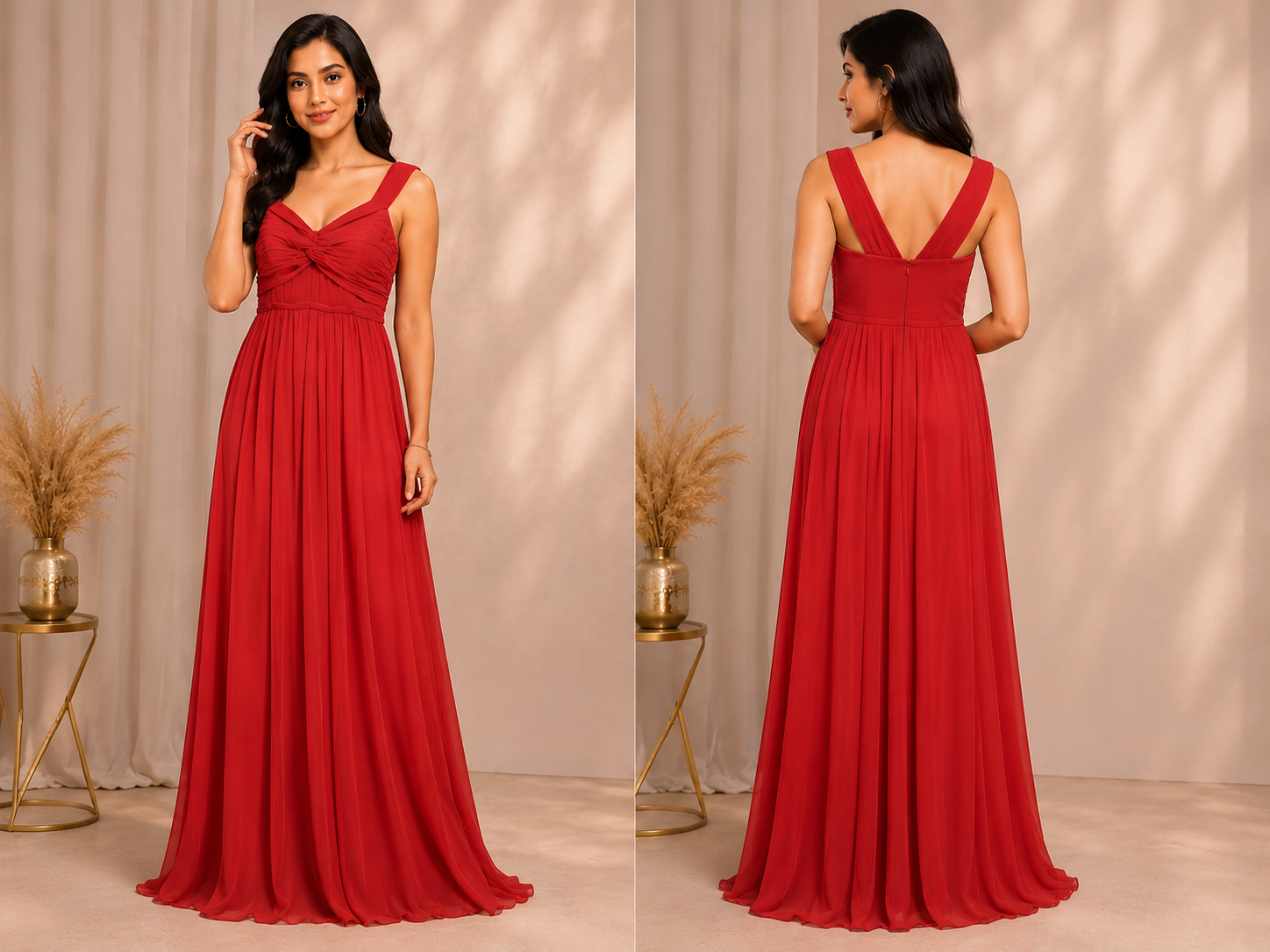 Flame Elegance Gown