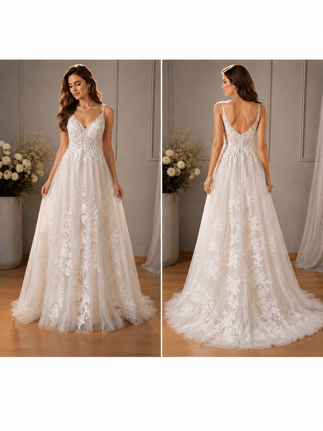 Snow Petal Bridal Gown