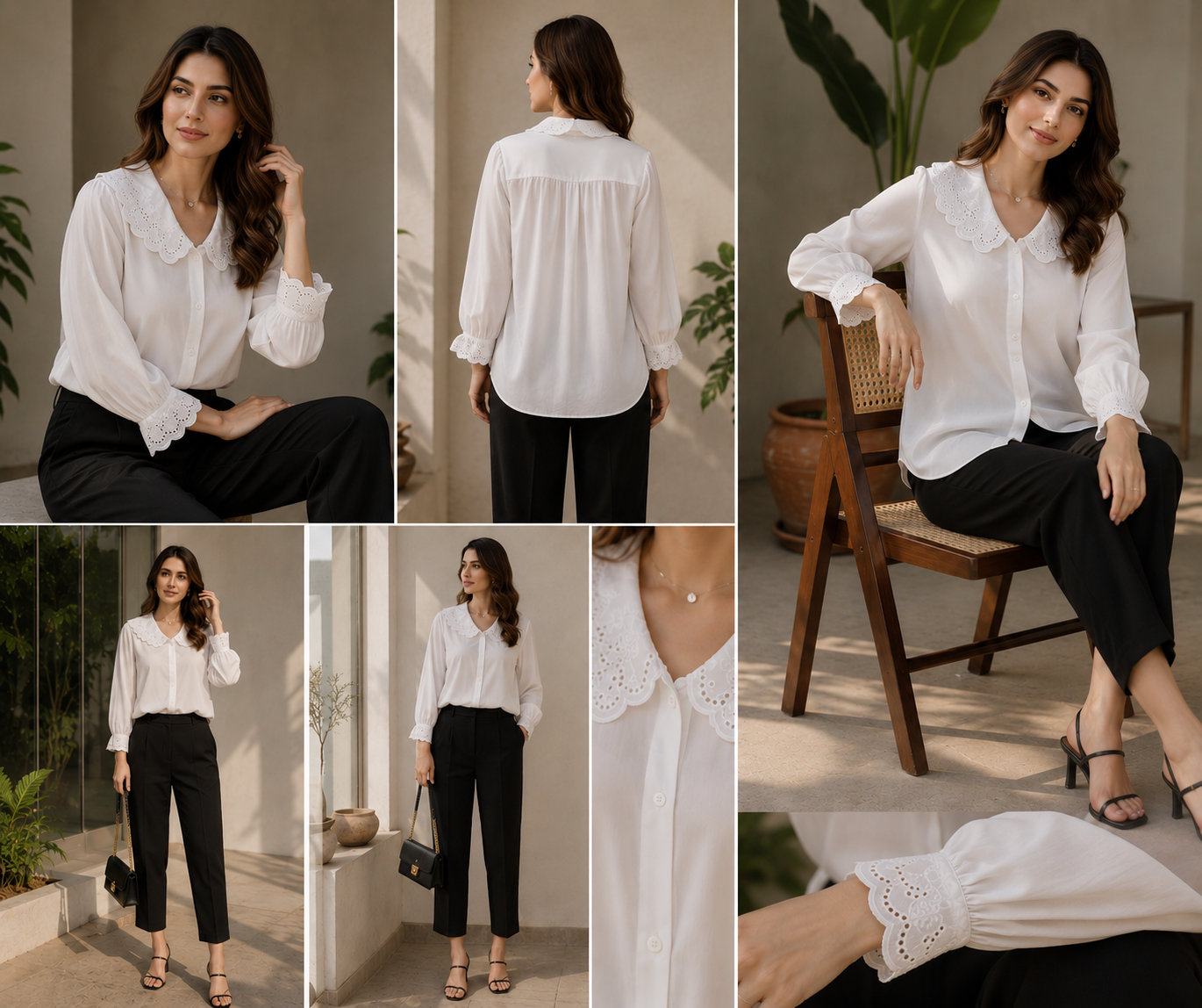 Vintage collar shirt